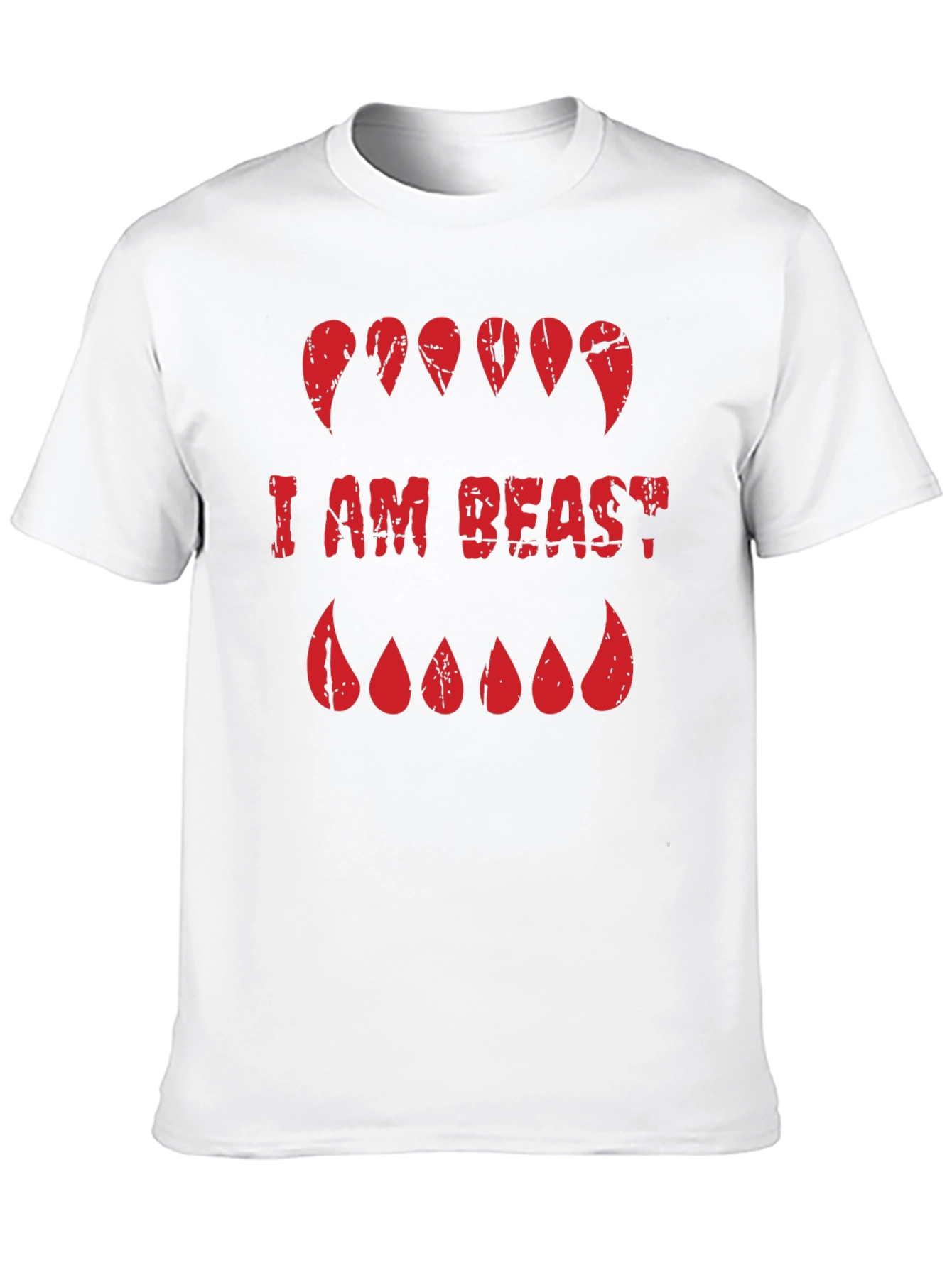I AM BEAST Graphic T-Shirt - Monster Mouth