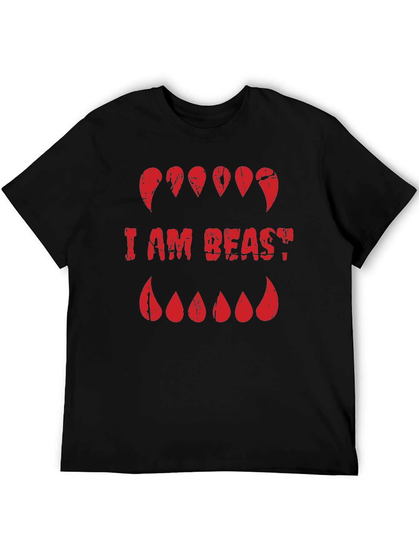 I AM BEAST Graphic T-Shirt - Monster Mouth