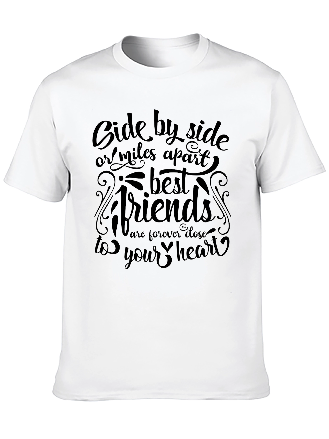Best Friends Black Graphic Tee