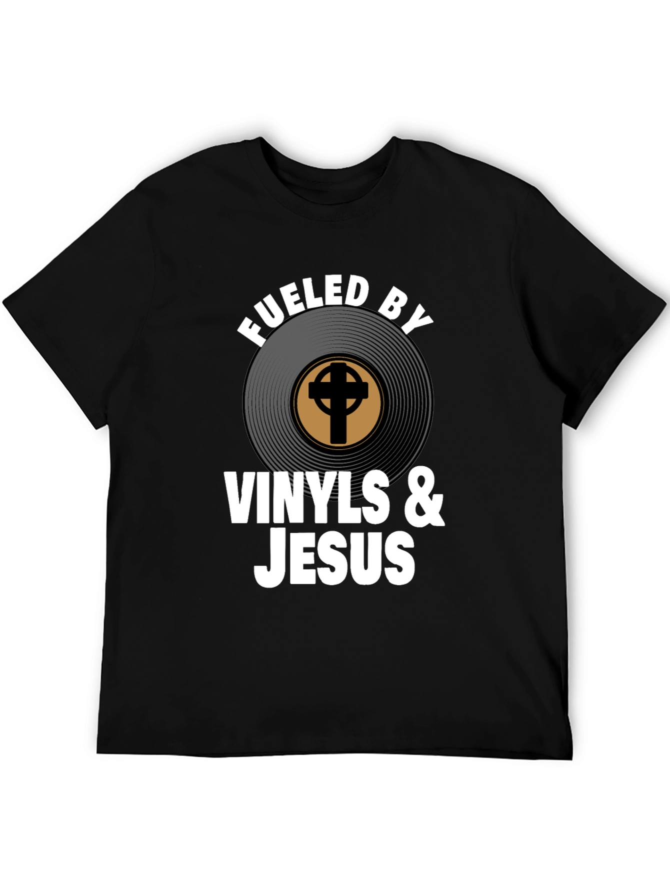 Fueled By Vinyls & Jesus T-Shirt
