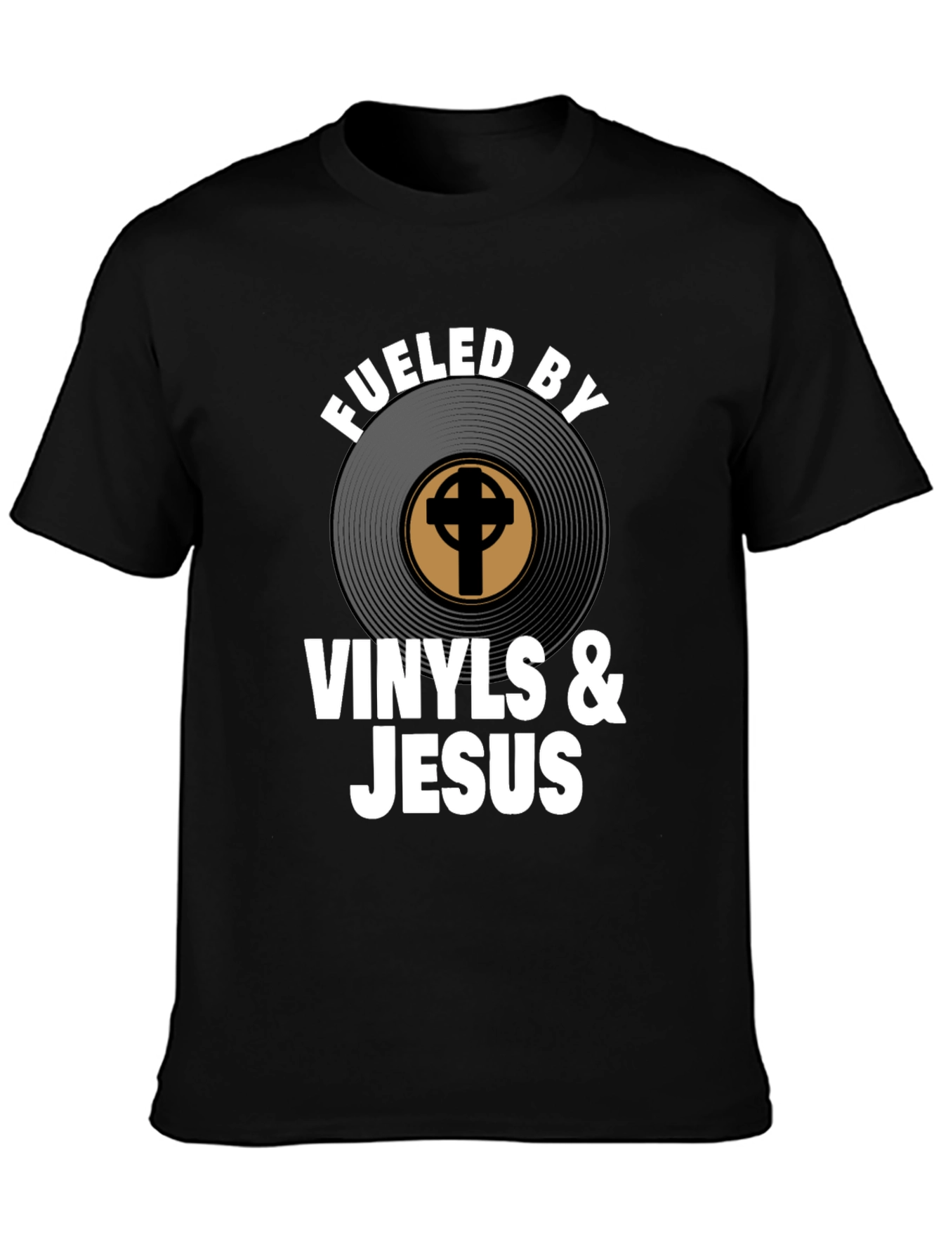Fueled By Vinyls & Jesus T-Shirt