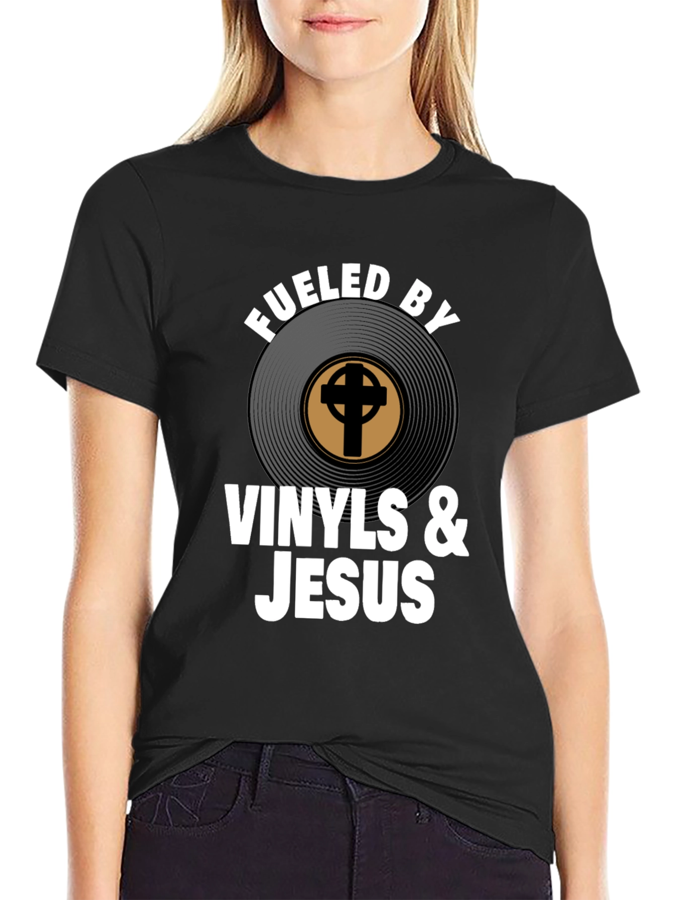 Fueled By Vinyls & Jesus T-Shirt