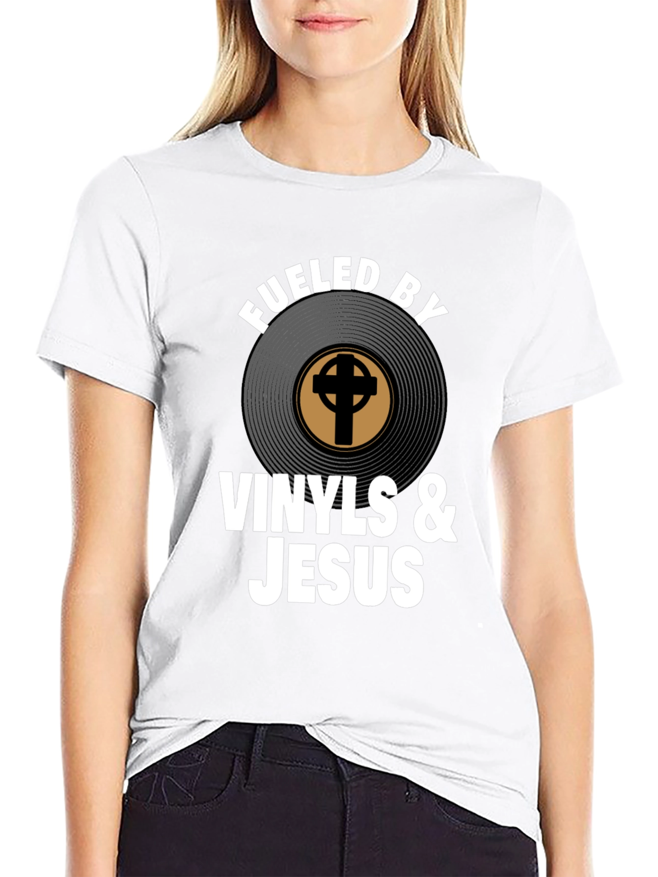 Fueled By Vinyls & Jesus T-Shirt