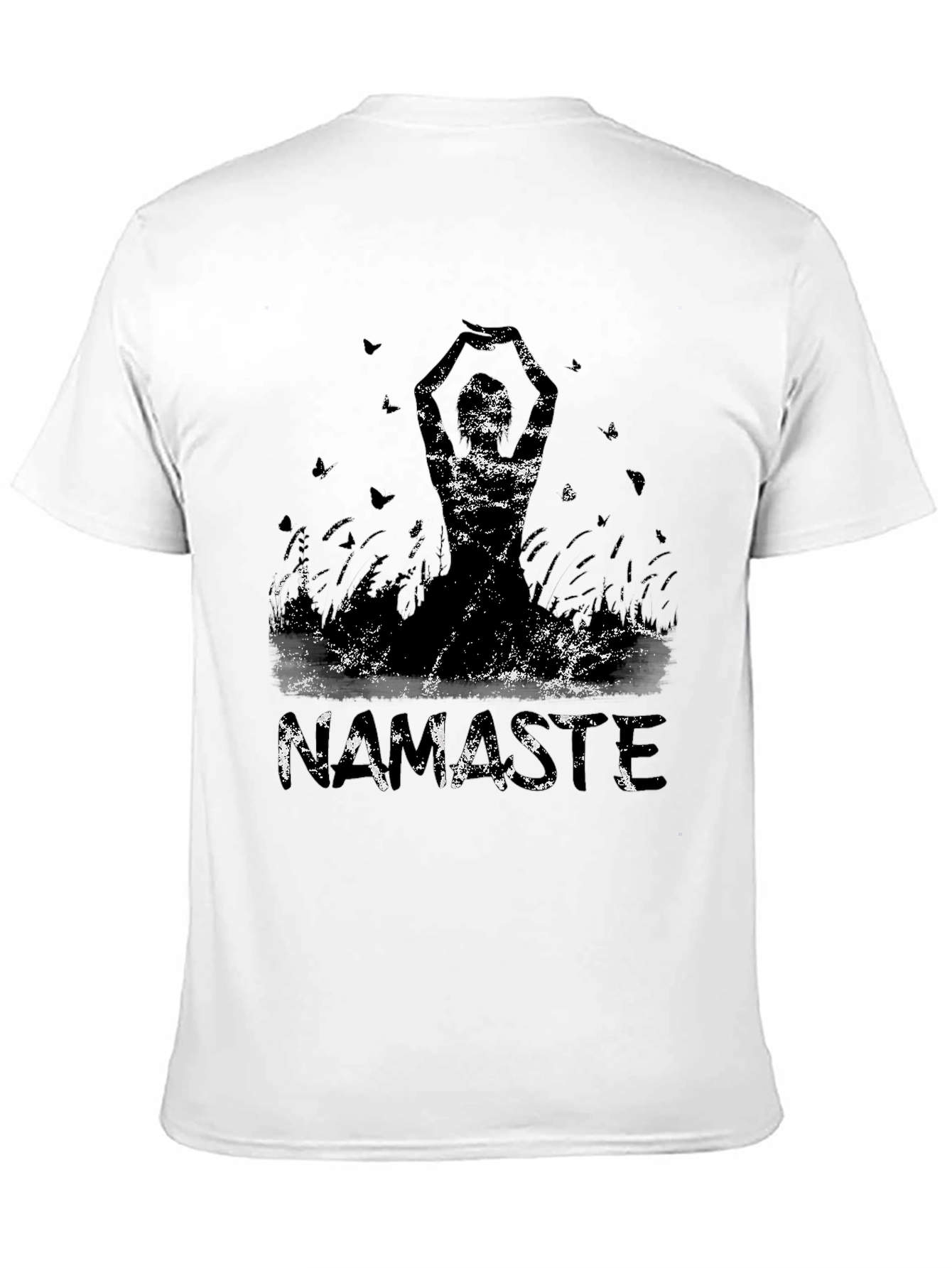 Namaste Graphic Tee - Stylish Yoga Design