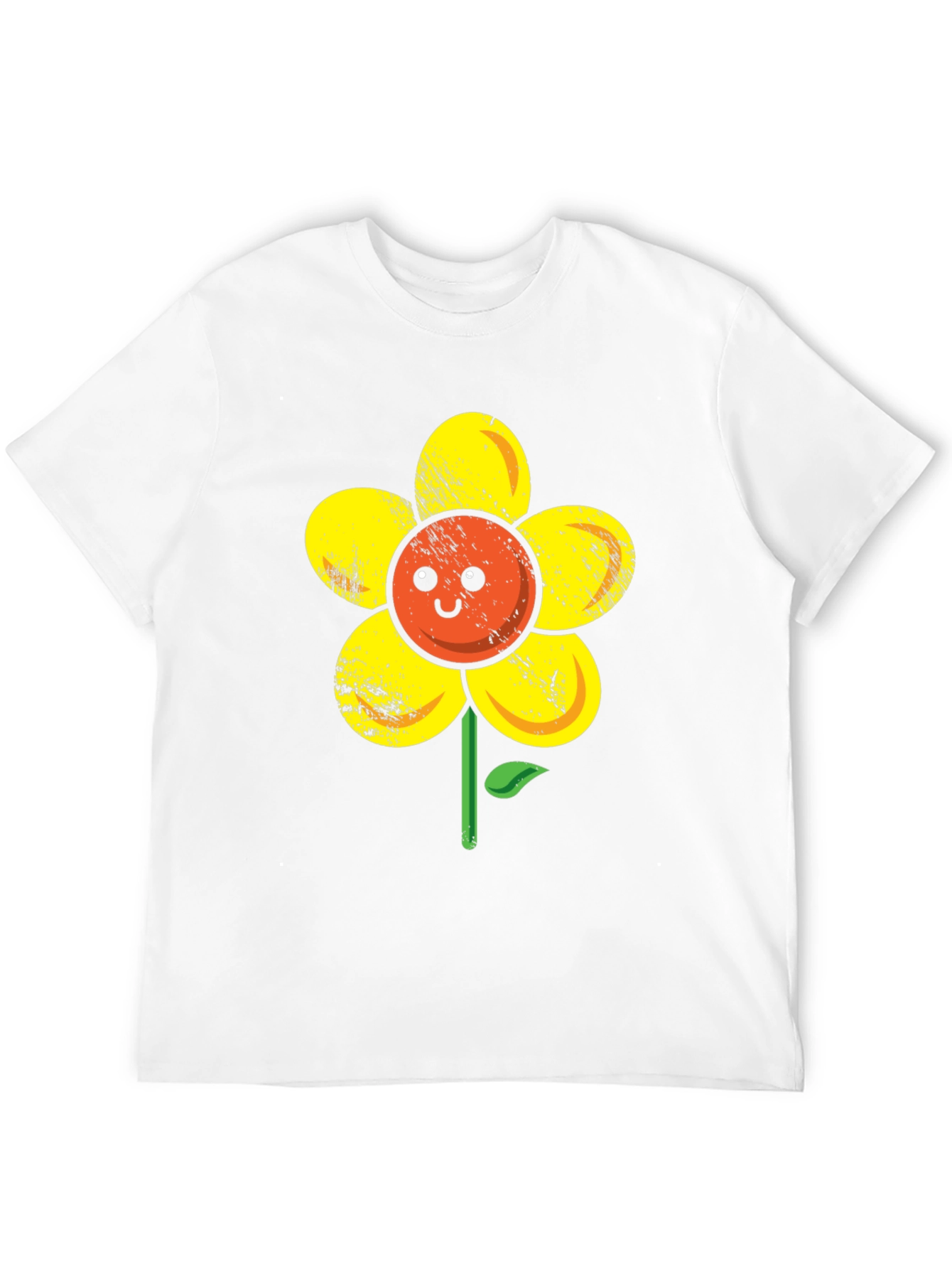 Happy Flower Graphic T-Shirt