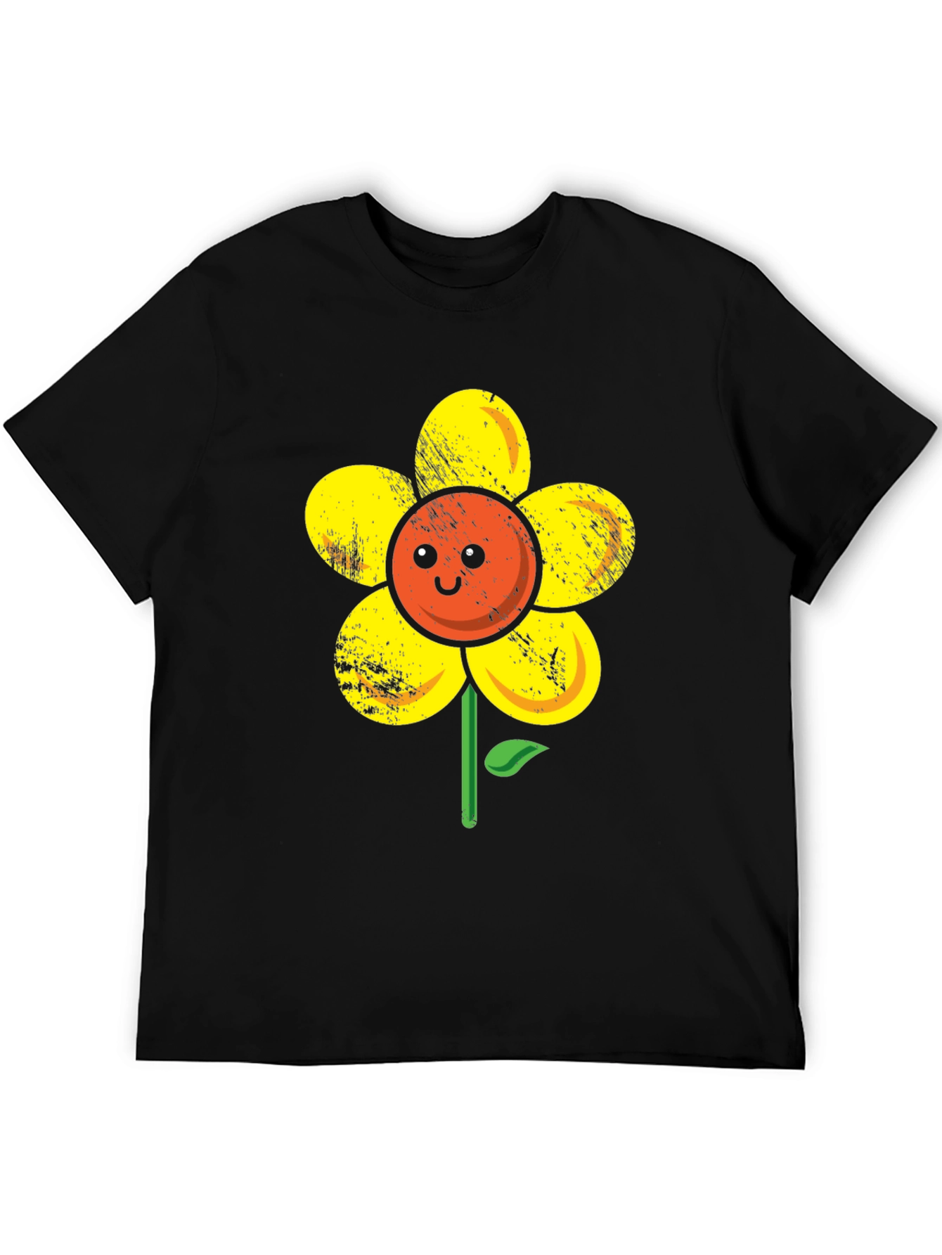 Happy Flower Graphic T-Shirt