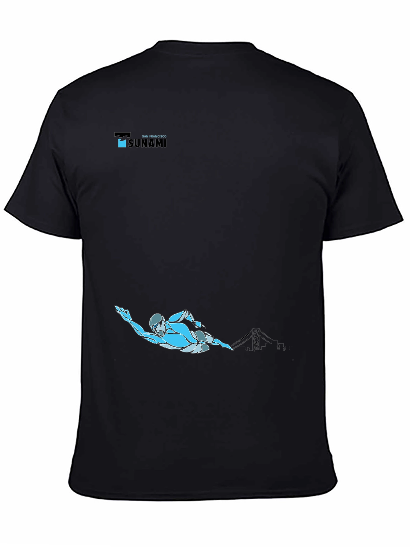 San Francisco Tsunami Swimmer Graphic Tee