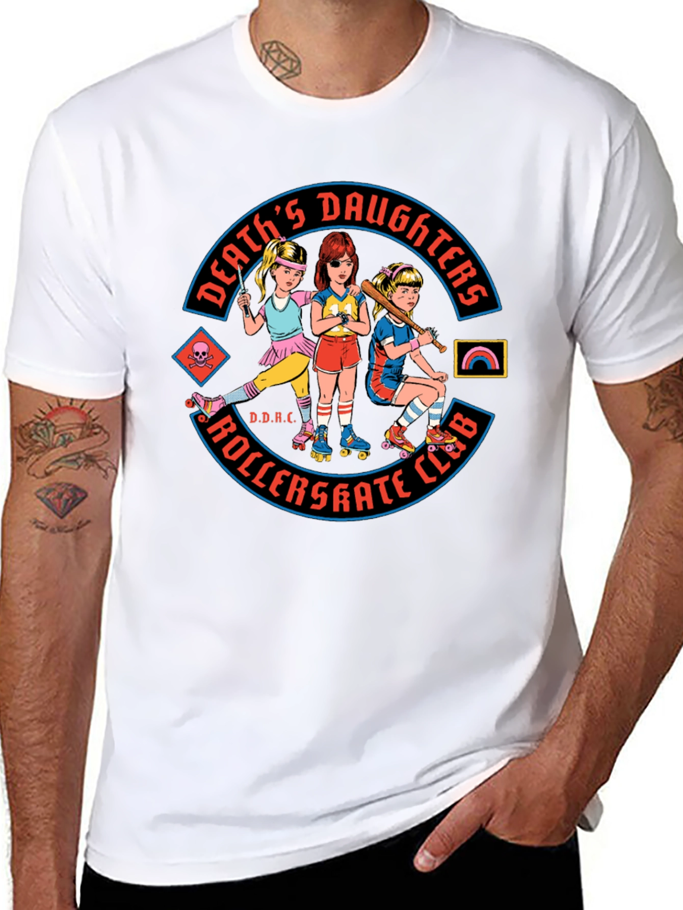 Deaths Daughters Roller Skate Club Graphic Tee