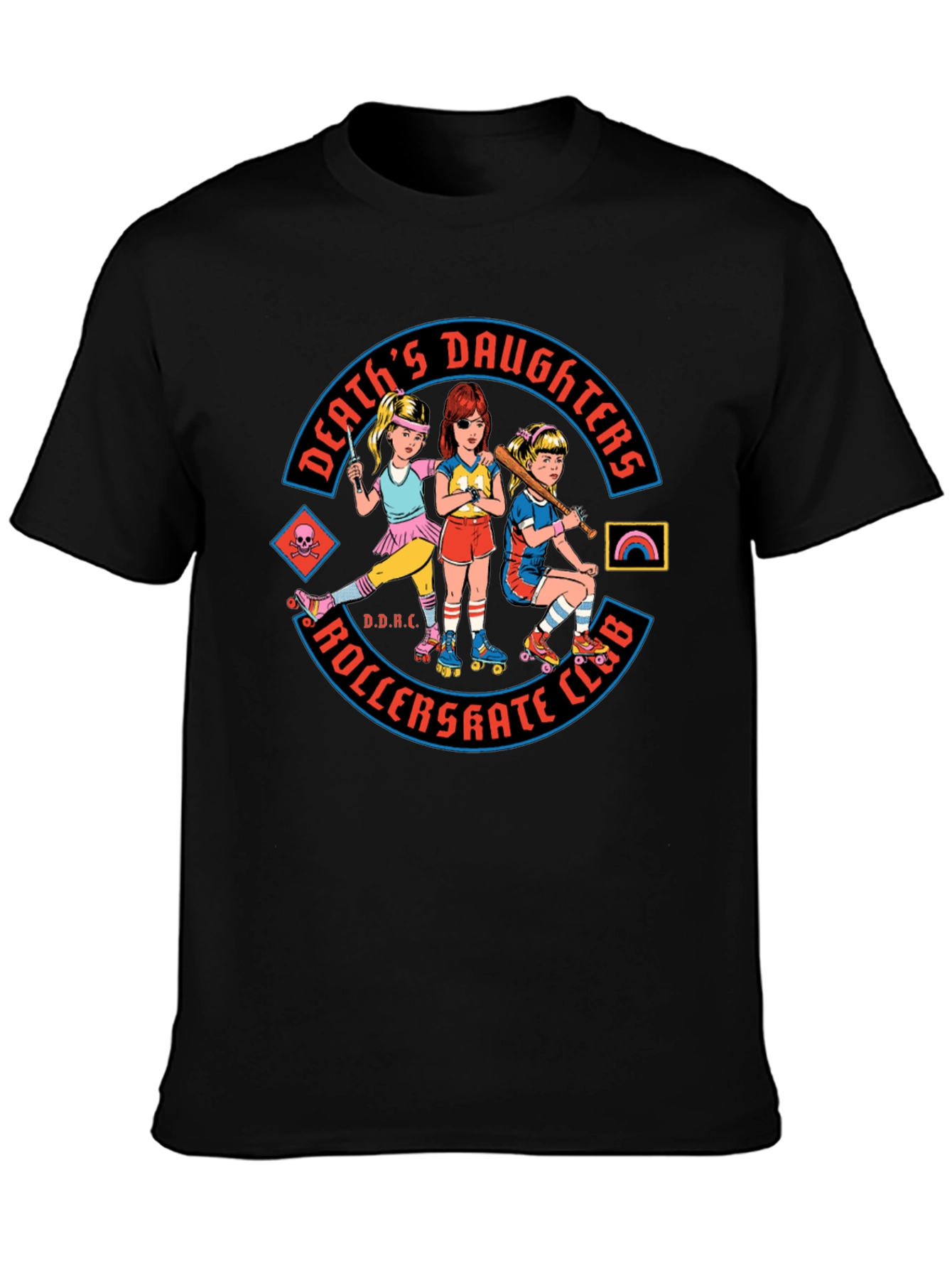 Deaths Daughters Roller Skate Club Graphic Tee