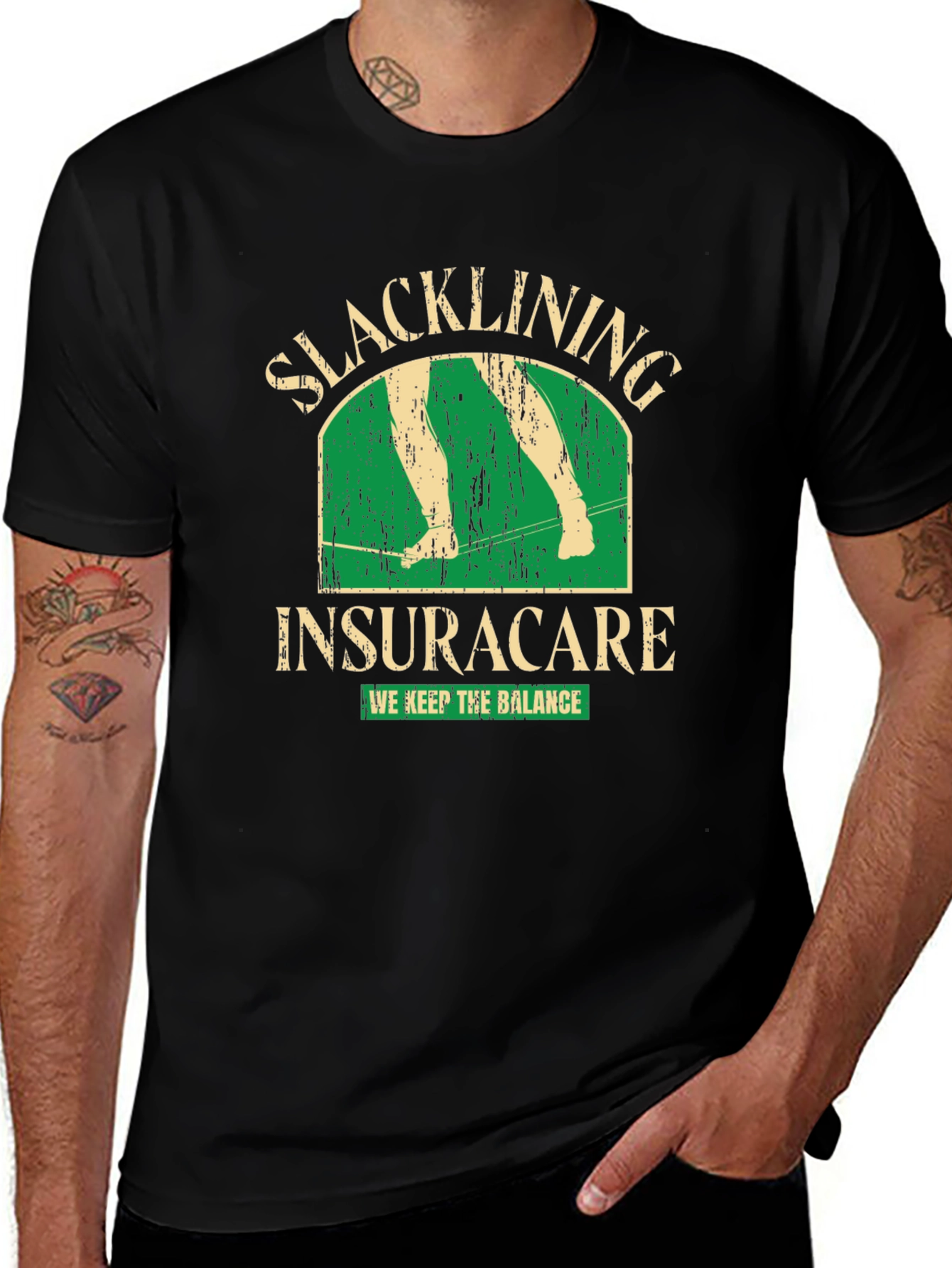 Slacklining Insuracare T-Shirt