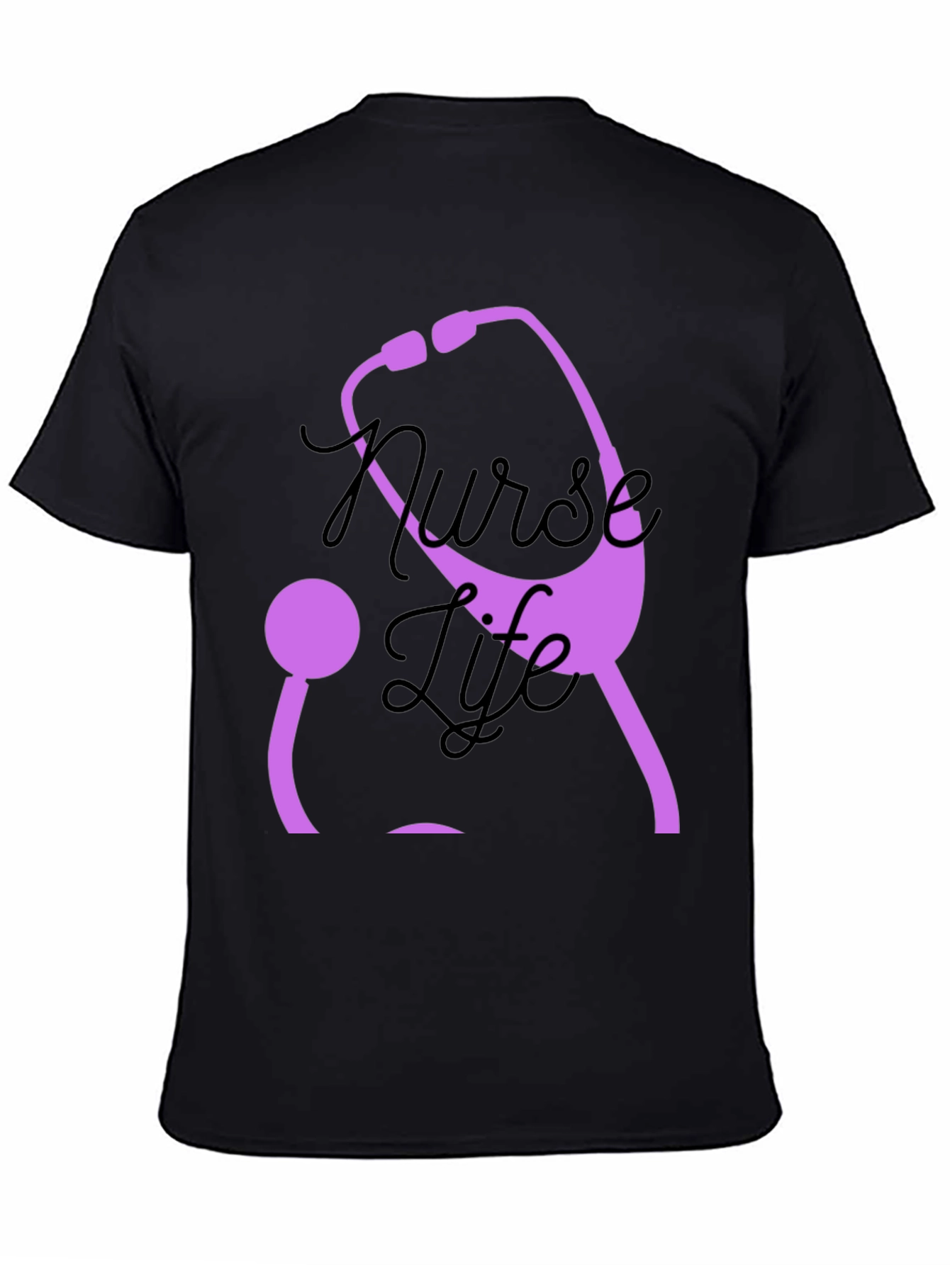 Nurse Life Stethoscope Graphic Tee