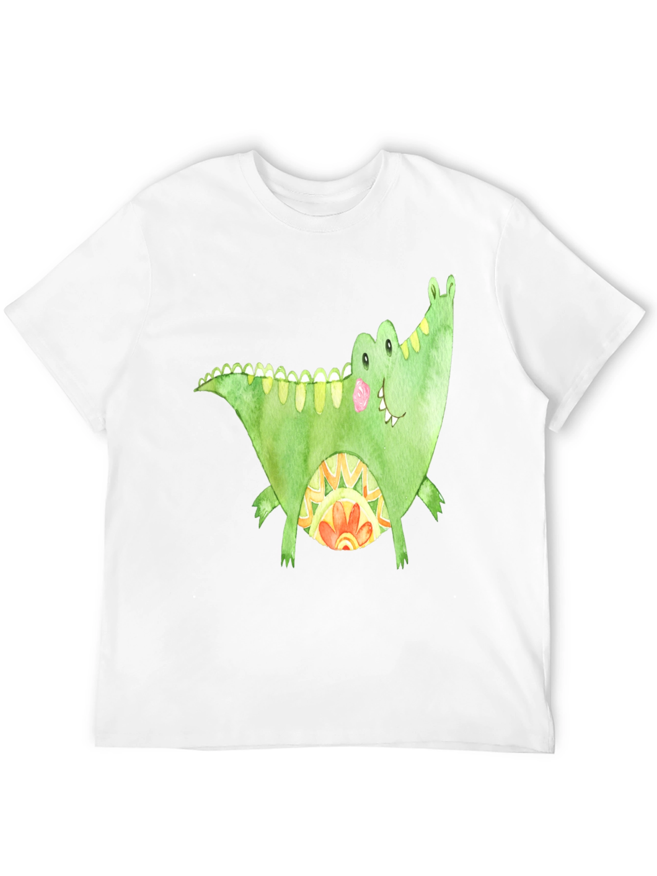 Fun Alligator Graphic Tee - Black
