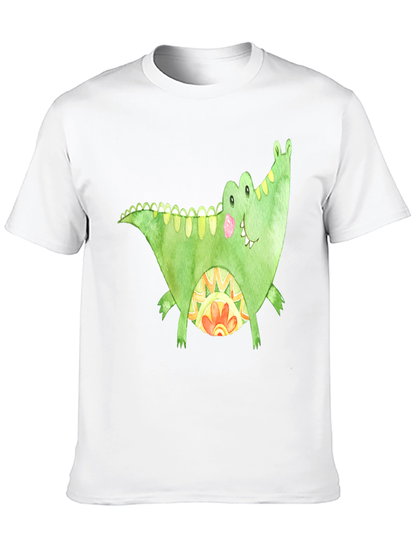 Fun Alligator Graphic Tee - Black