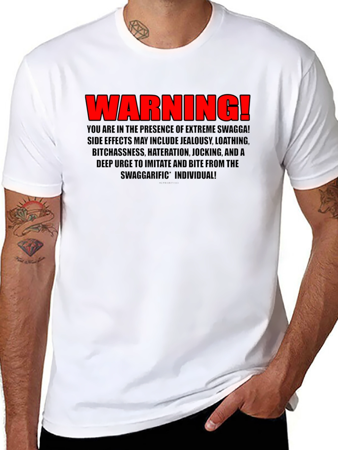 Warning! Extreme Swagga Black T-Shirt