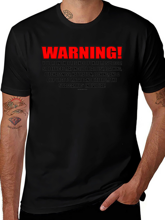 Warning! Extreme Swagga Black T-Shirt