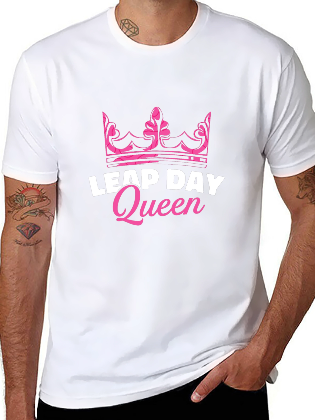 Leap Day Queen Black T-Shirt