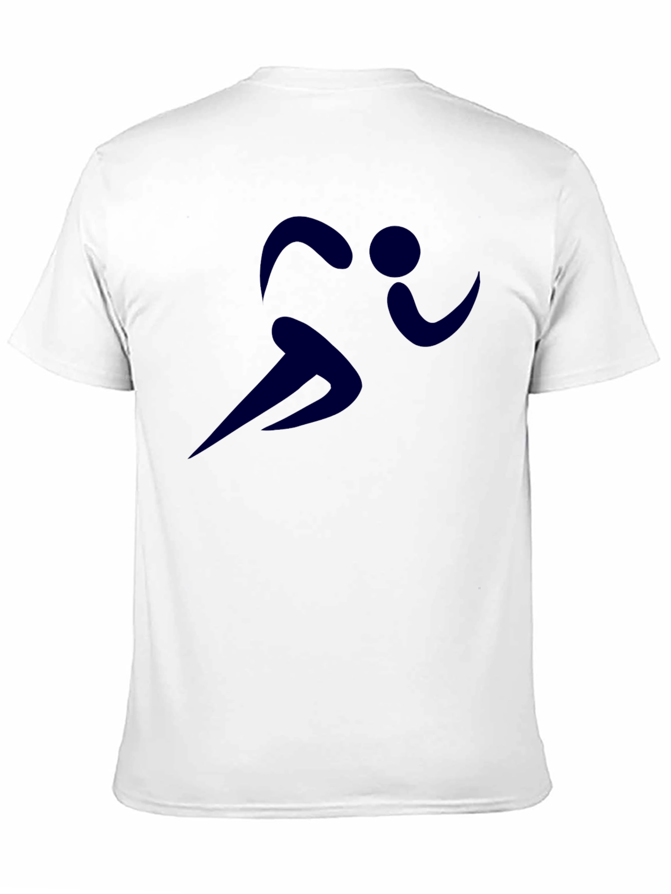 Mens Black Running Graphic Tee - Athletic Style
