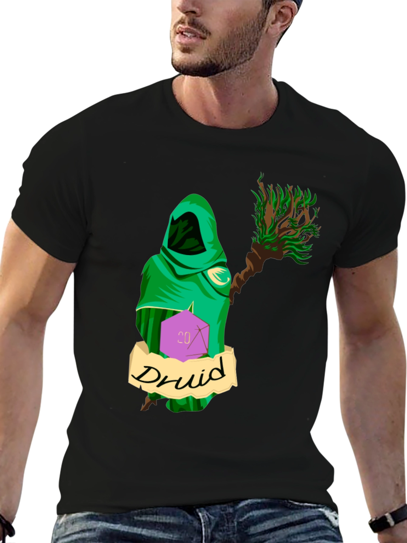 Druid D&D T-Shirt - Role Playing Game Tee