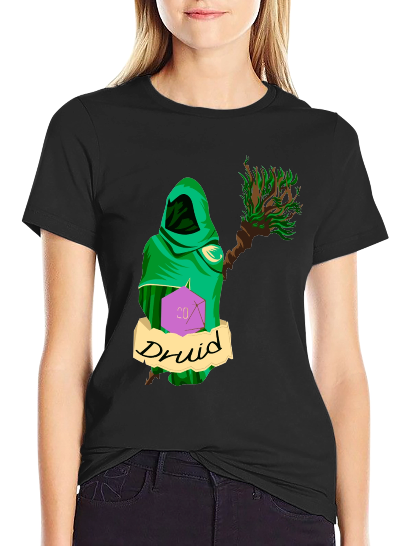 Druid D&D T-Shirt - Role Playing Game Tee