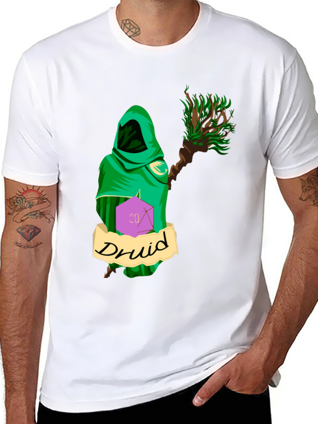 Druid D&D T-Shirt - Role Playing Game Tee
