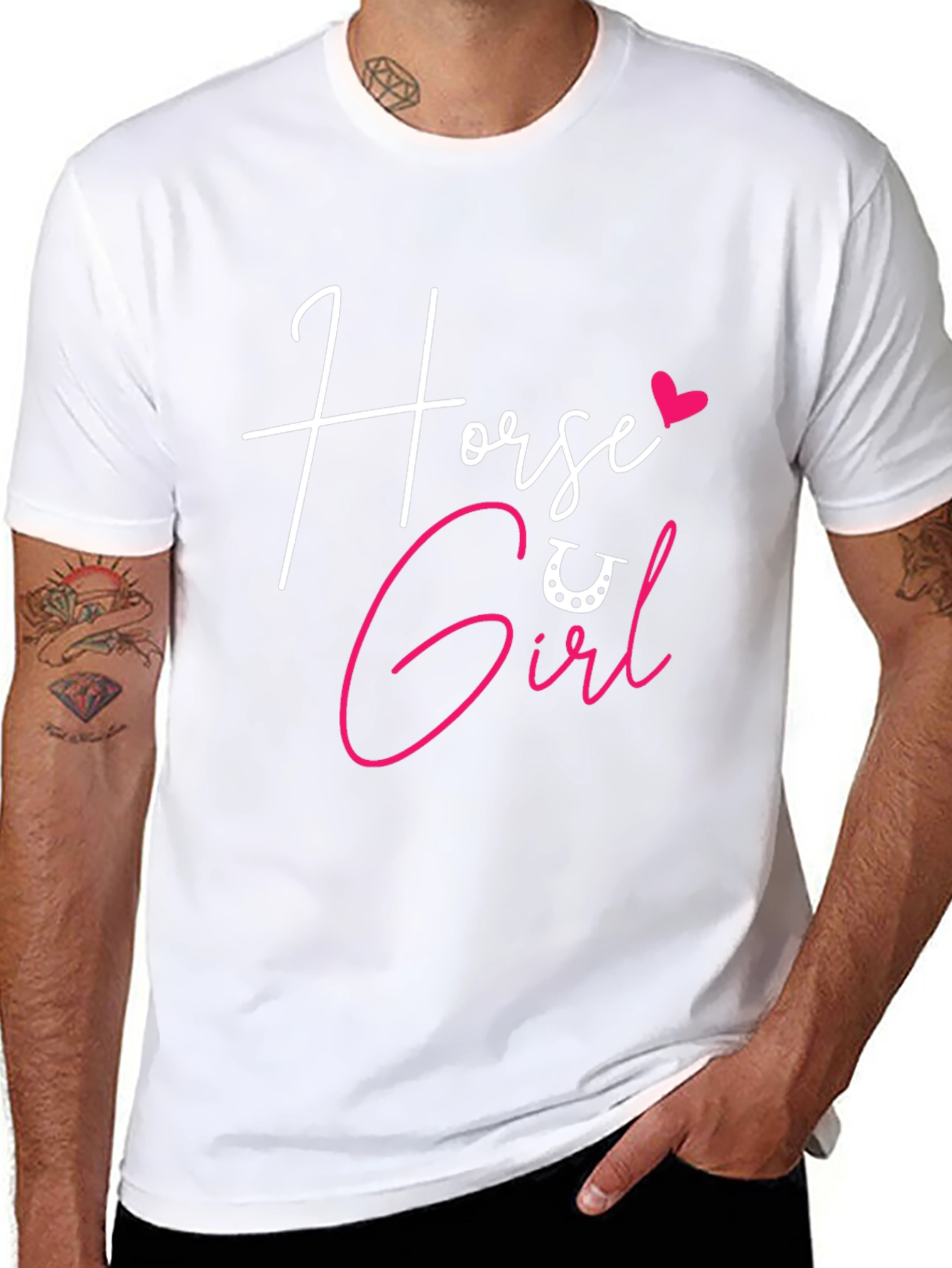 Horse Girl Graphic Tee - Equestrian Lover Shirt