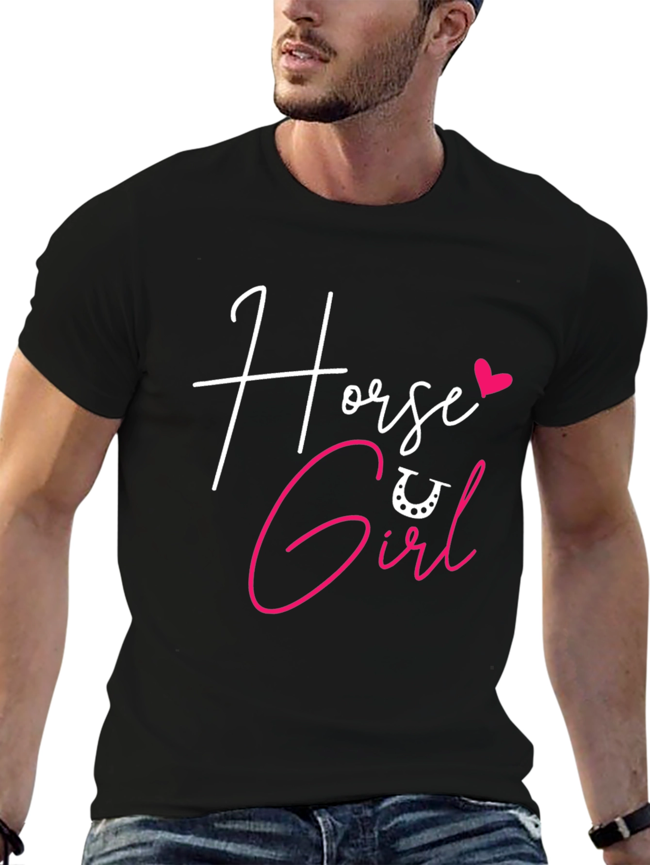 Horse Girl Graphic Tee - Equestrian Lover Shirt