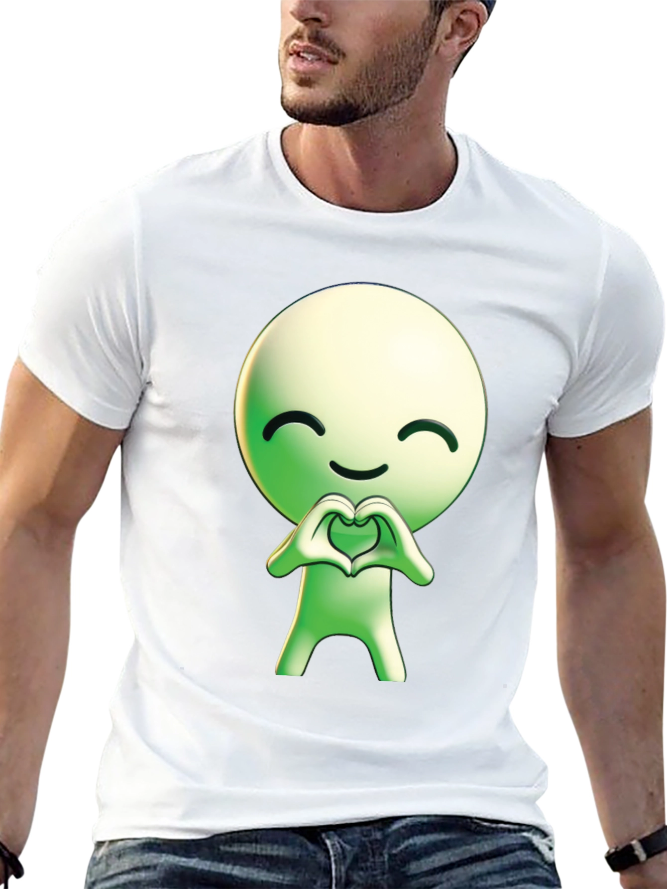 Cute Love T-Shirt - Heart Hands Graphic Tee