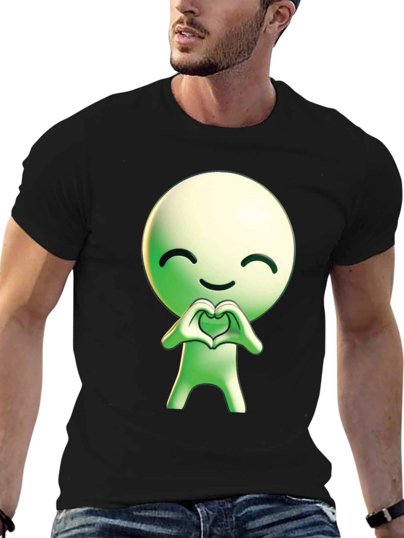 Cute Love T-Shirt - Heart Hands Graphic Tee