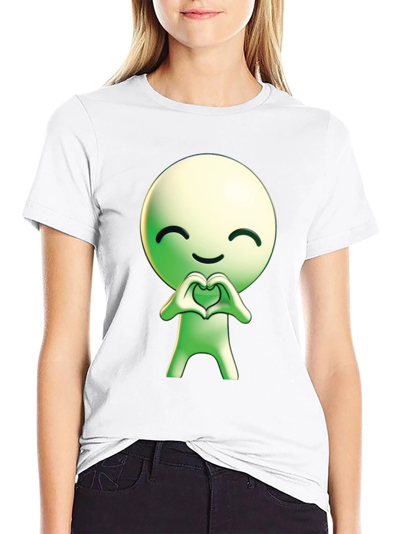 Cute Love T-Shirt - Heart Hands Graphic Tee
