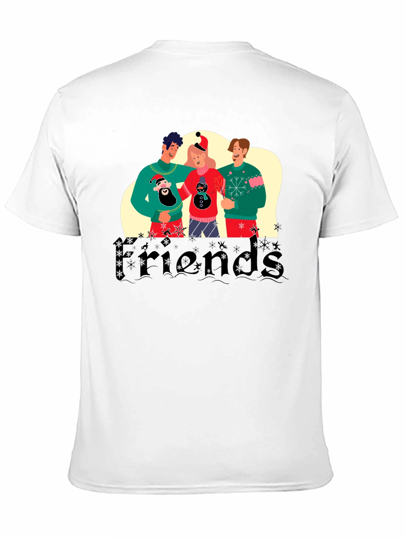 Festive Friends Holiday Graphic Tee