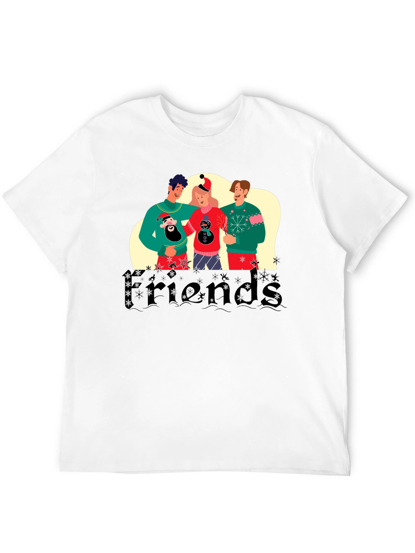 Festive Friends Holiday Graphic Tee