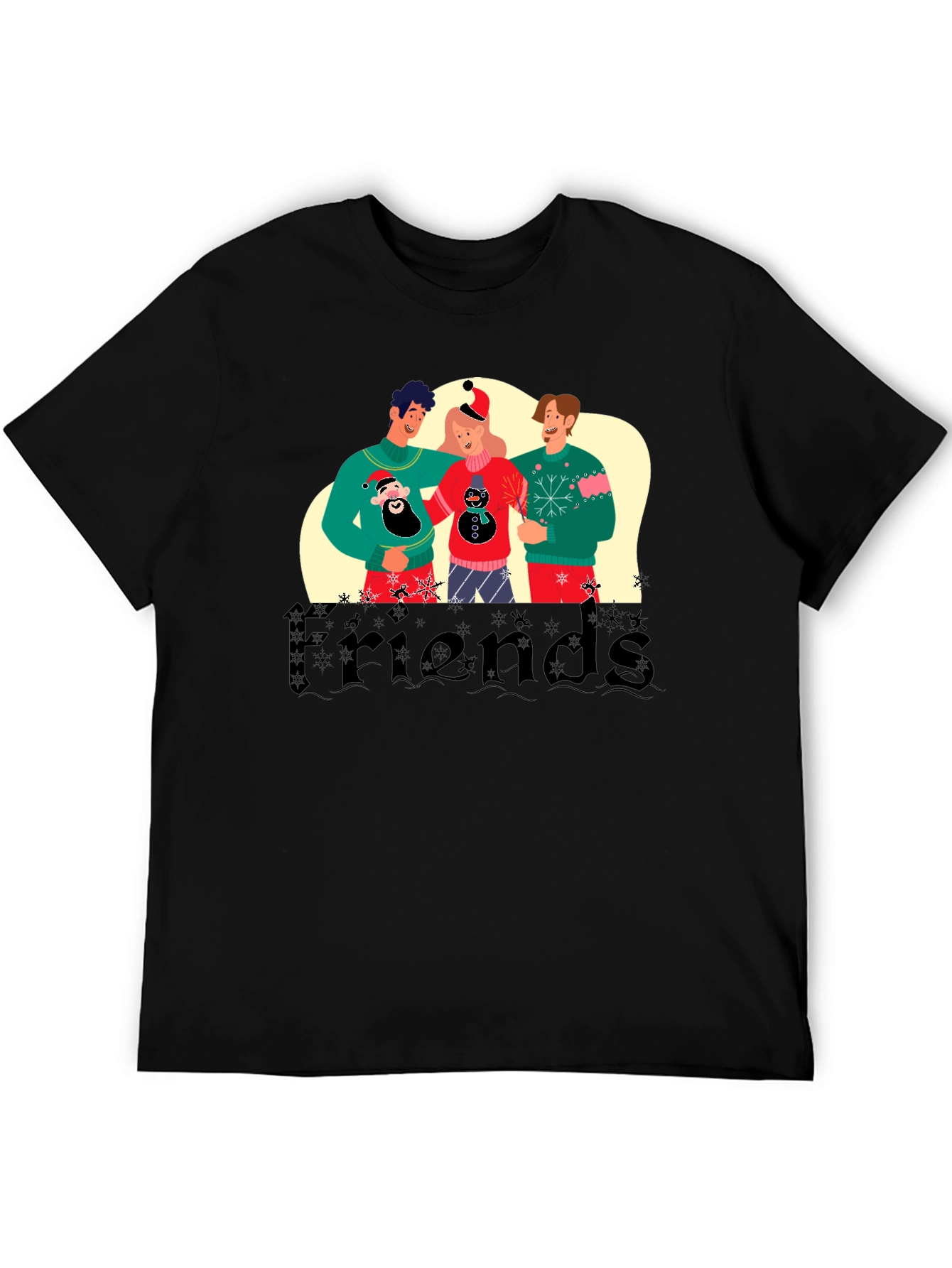 Festive Friends Holiday Graphic Tee