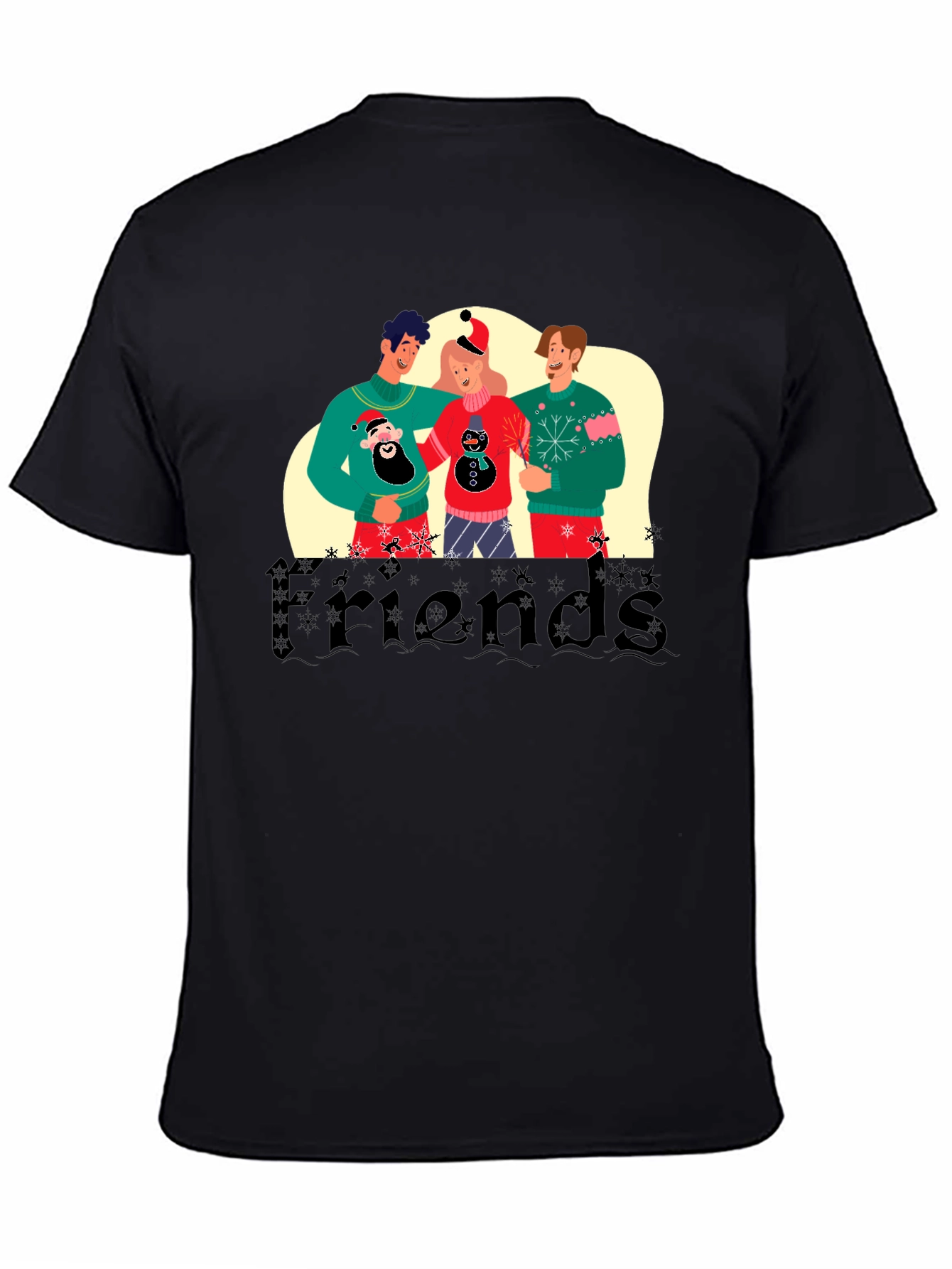 Festive Friends Holiday Graphic Tee