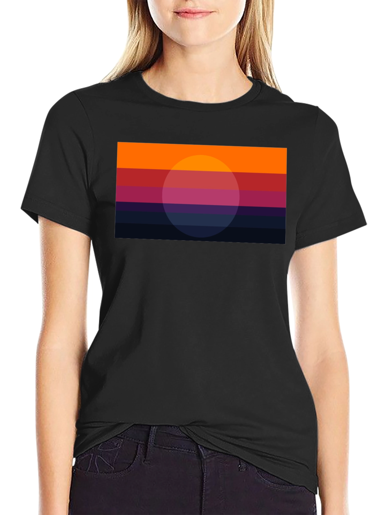 Retro Sunset Graphic Tee - Stylish & Unique Design