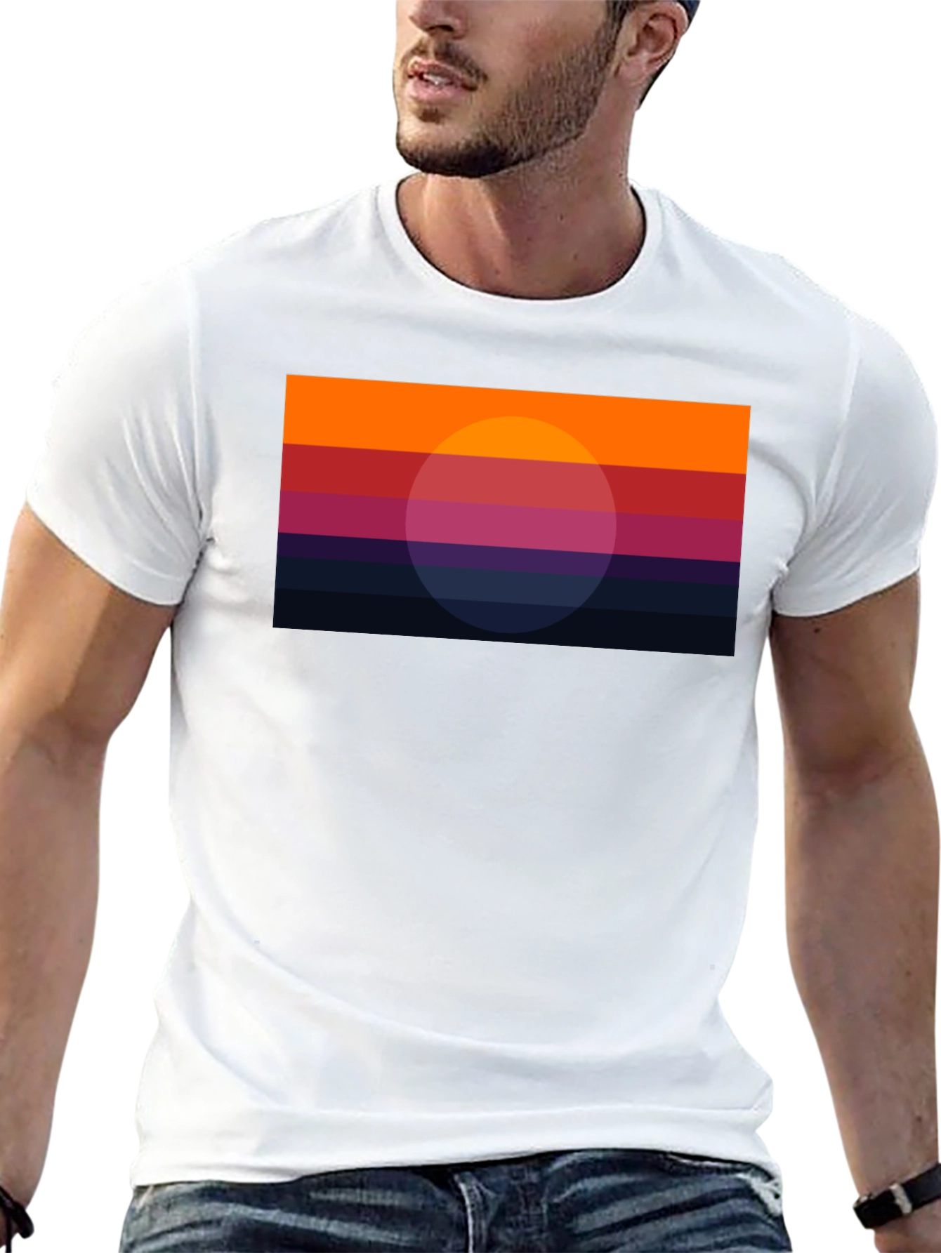Retro Sunset Graphic Tee - Stylish & Unique Design
