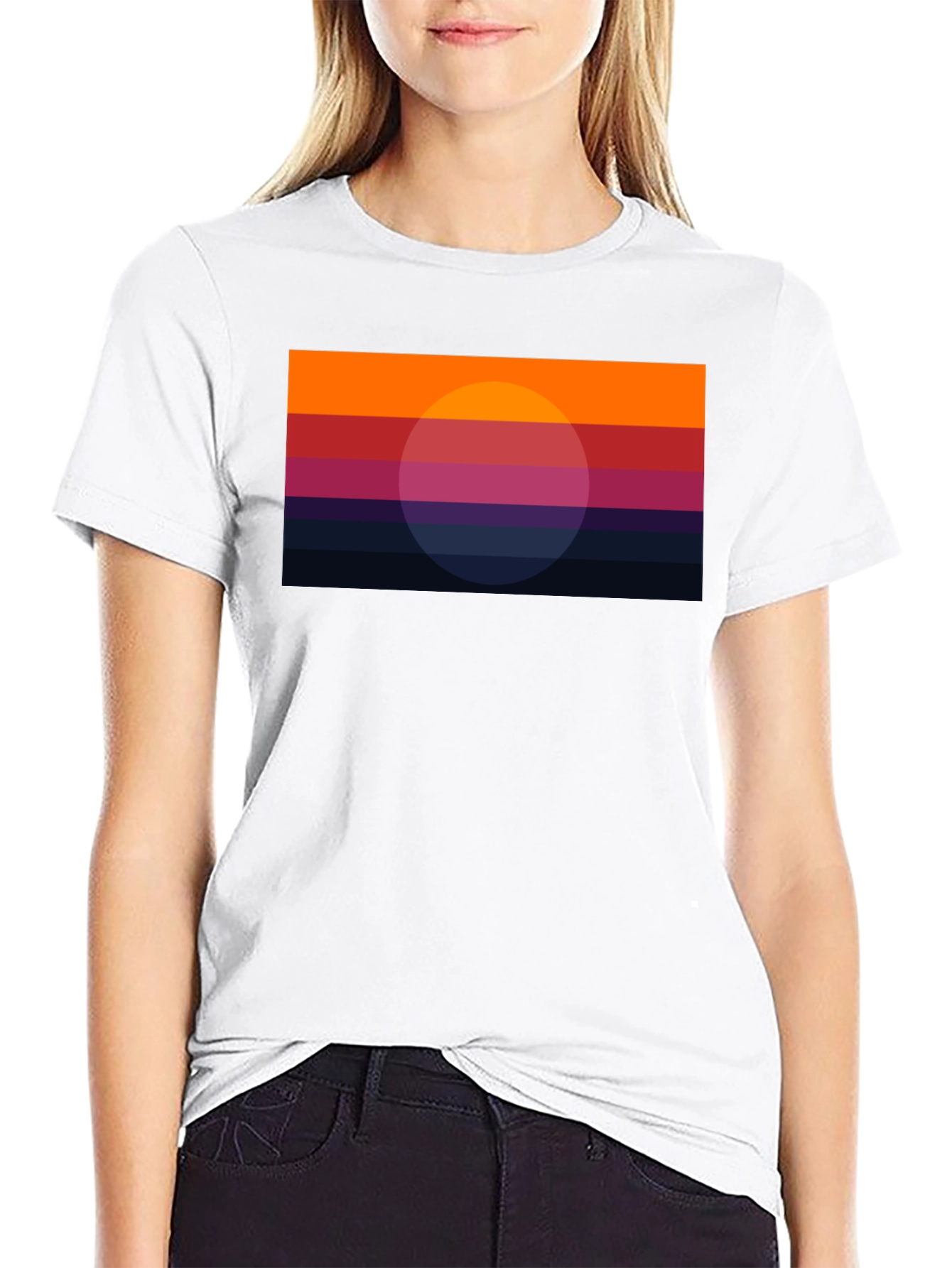 Retro Sunset Graphic Tee - Stylish & Unique Design