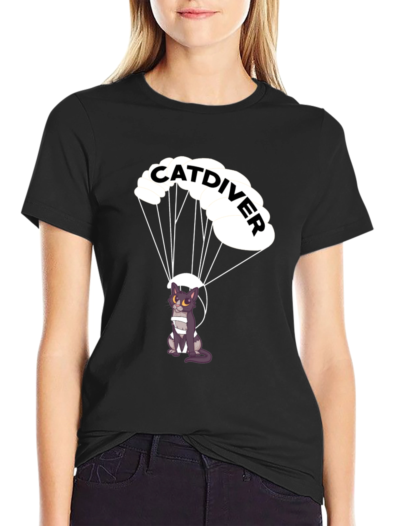 Catdiver Graphic T-Shirt