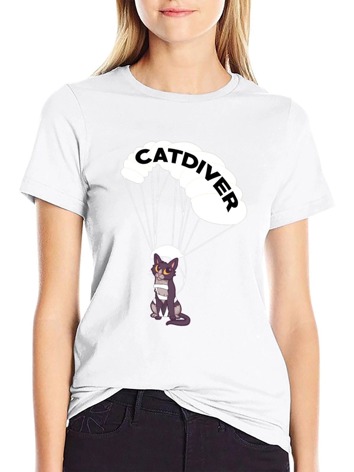 Catdiver Graphic T-Shirt