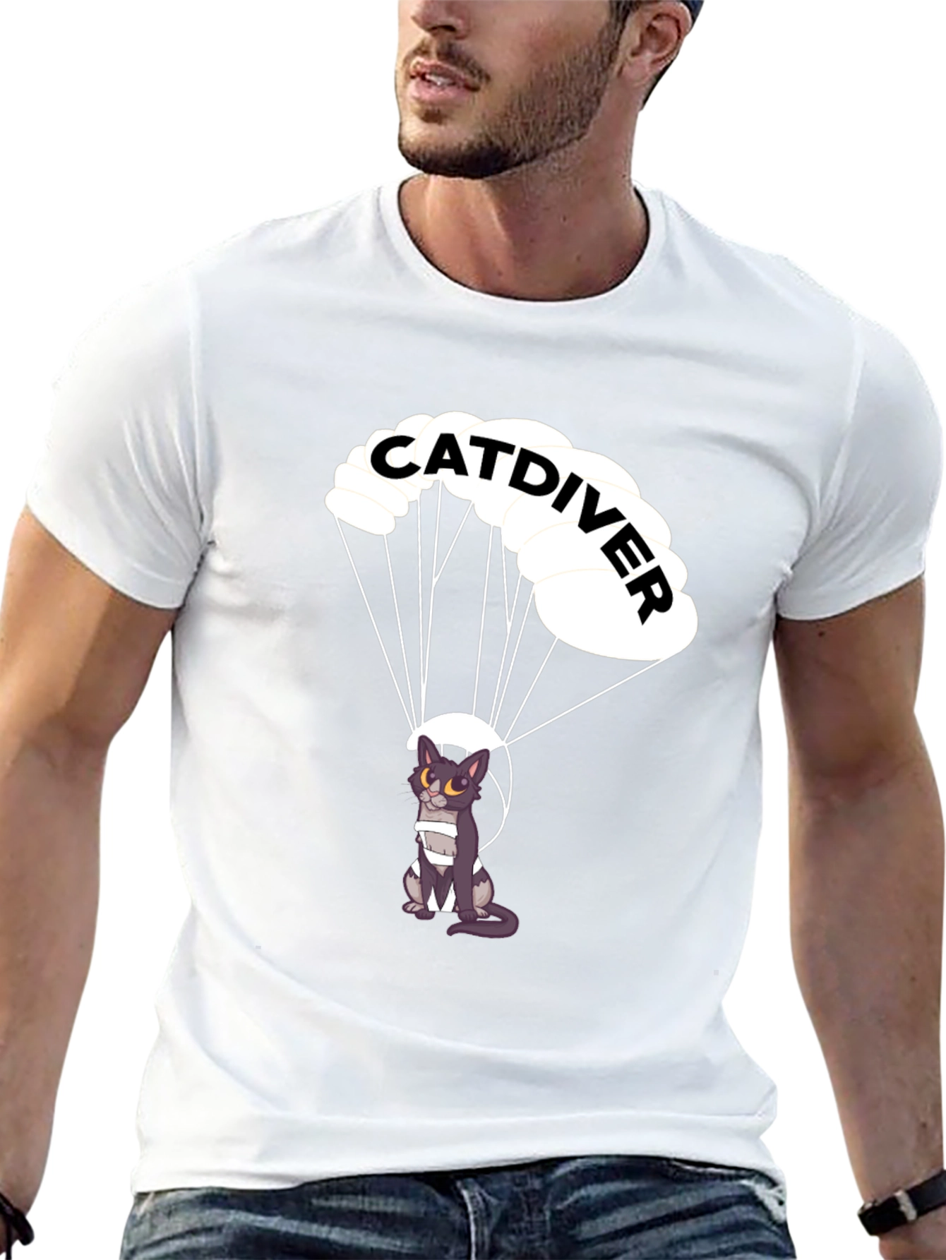 Catdiver Graphic T-Shirt