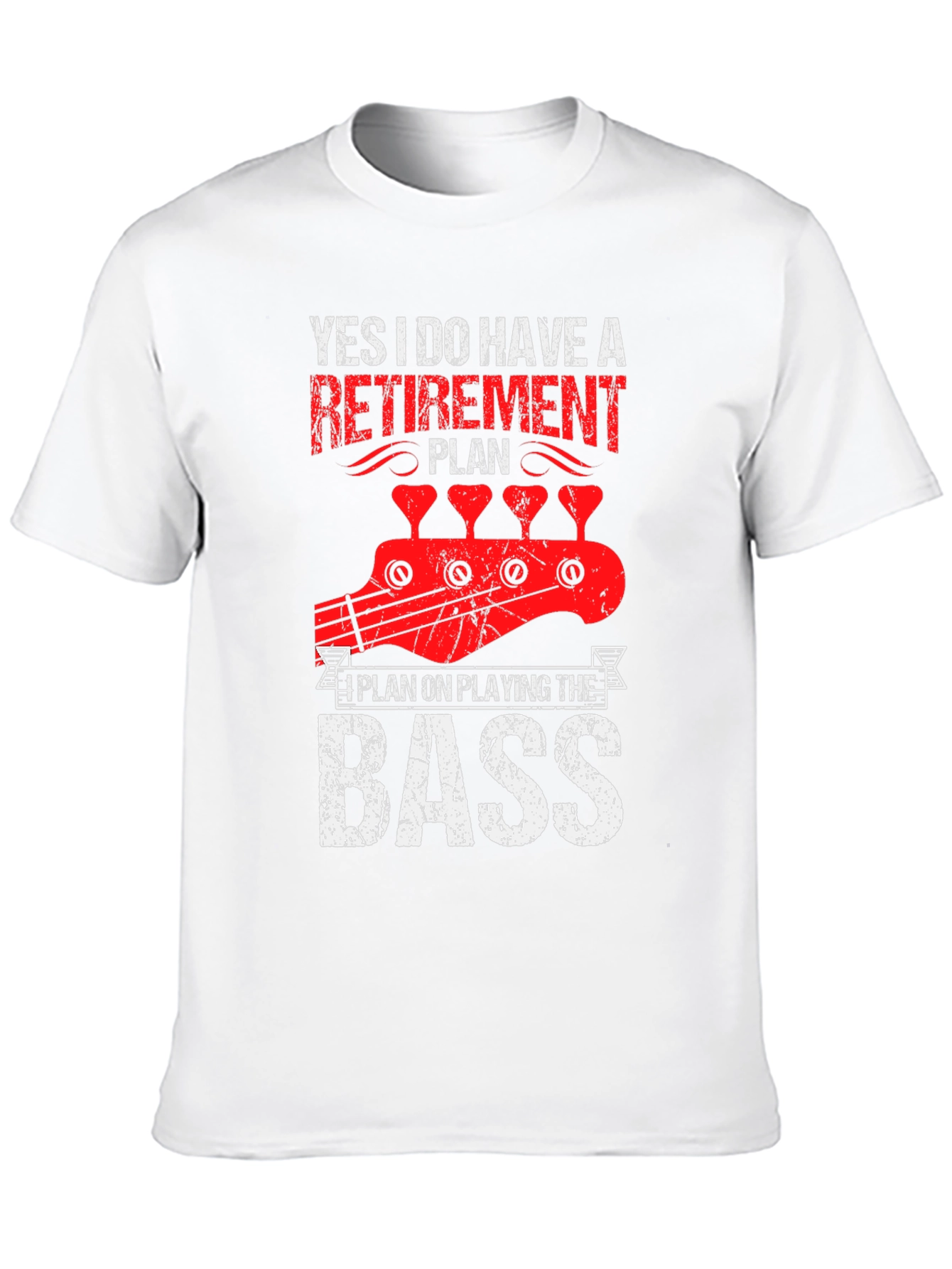 Retirement Plan Bass Guitar T-Shirt