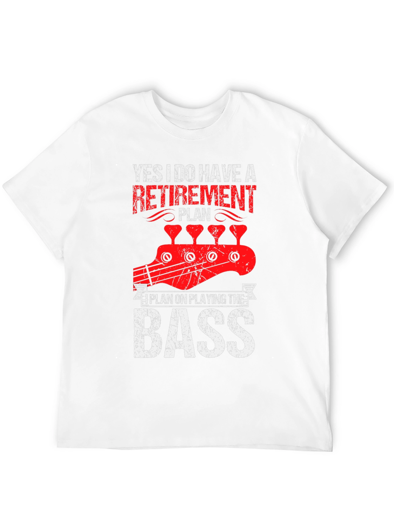 Retirement Plan Bass Guitar T-Shirt