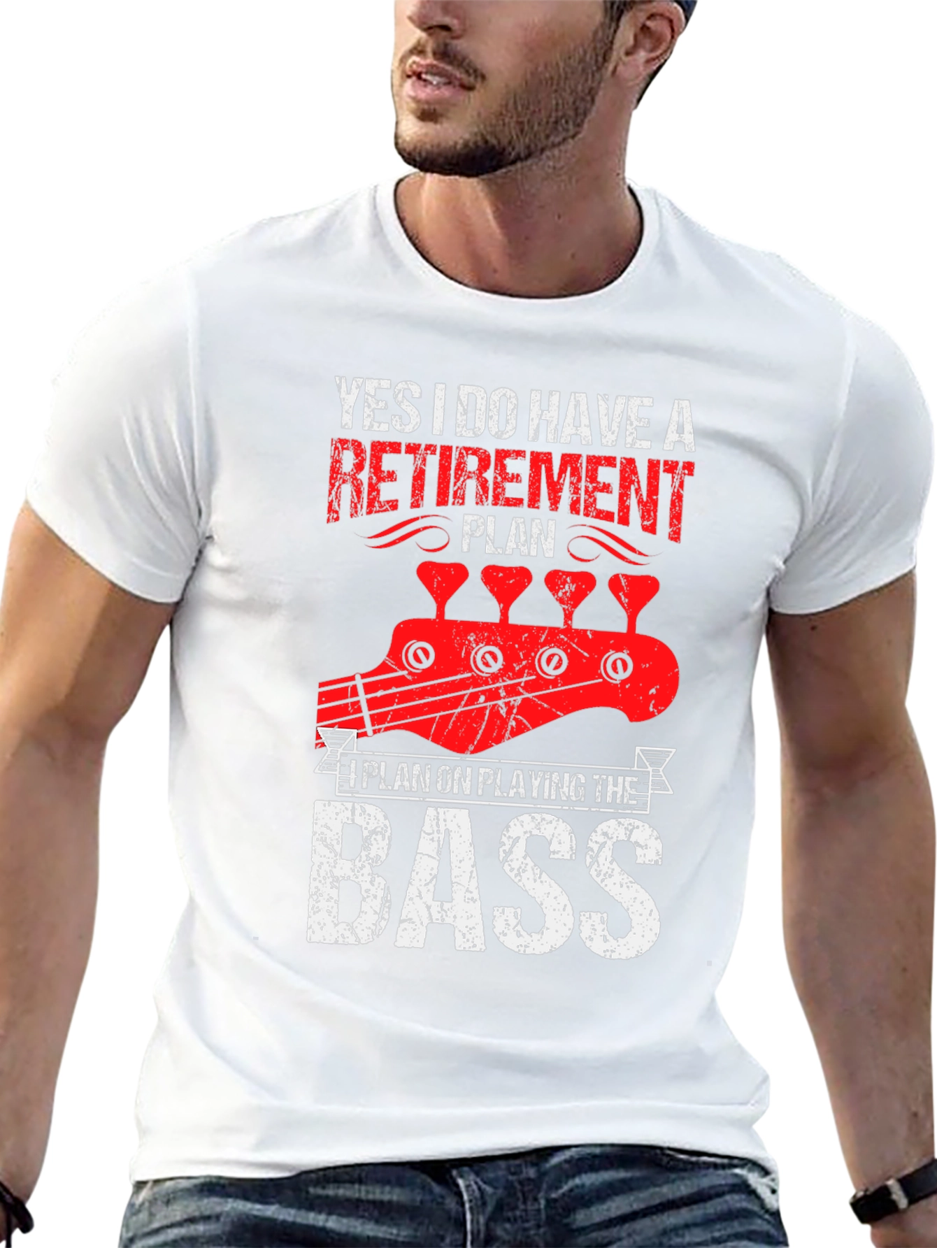 Retirement Plan Bass Guitar T-Shirt