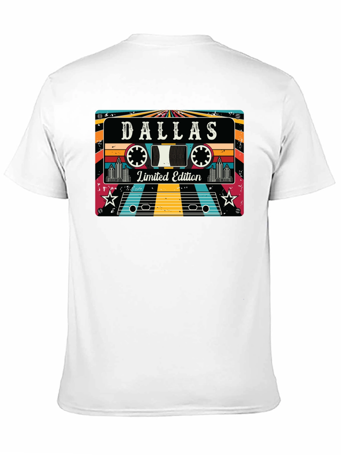 Dallas Limited Edition Retro Cassette T-Shirt