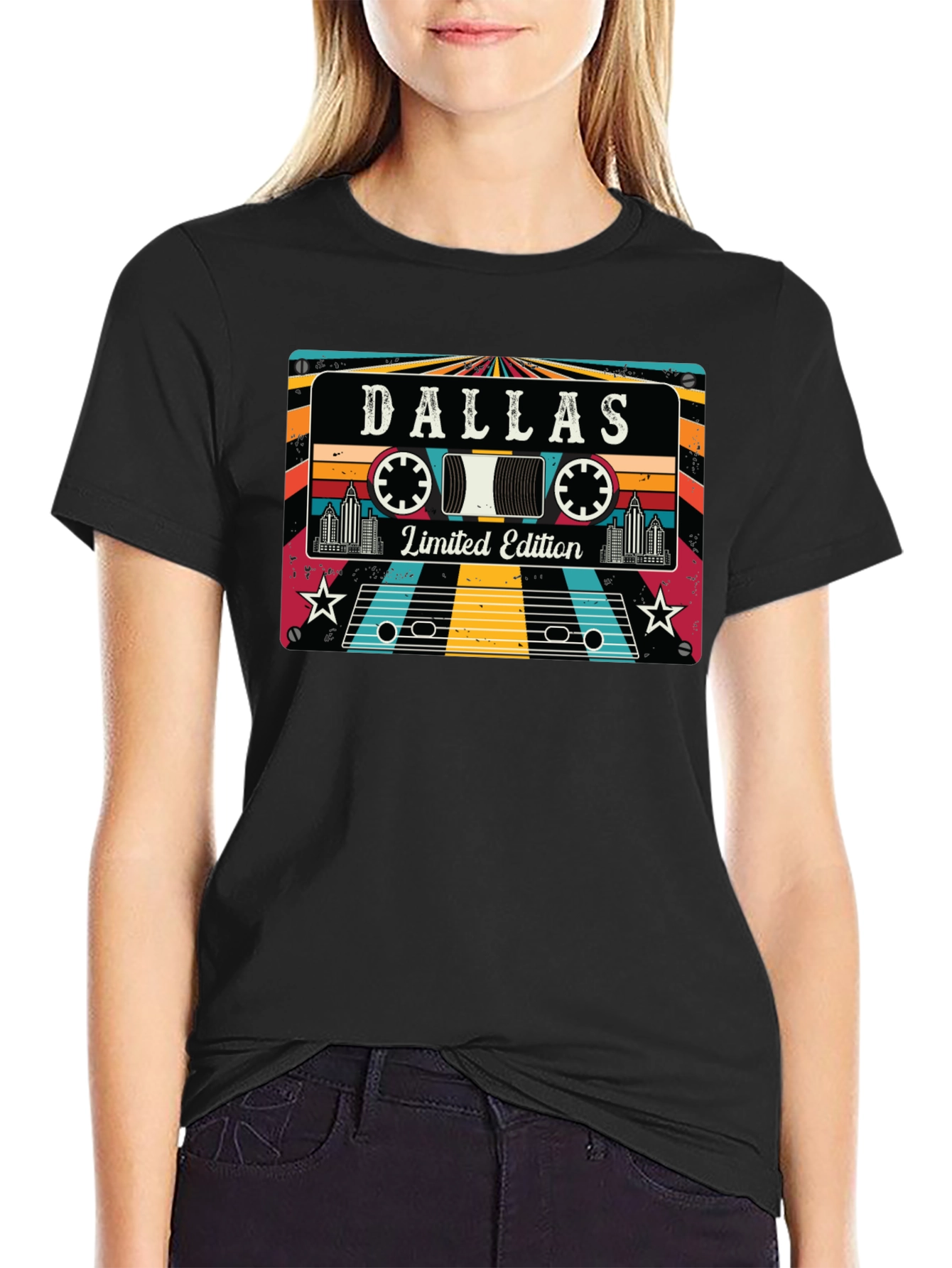 Dallas Limited Edition Retro Cassette T-Shirt