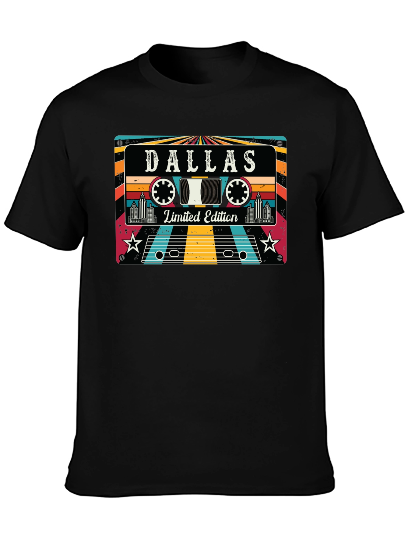 Dallas Limited Edition Retro Cassette T-Shirt