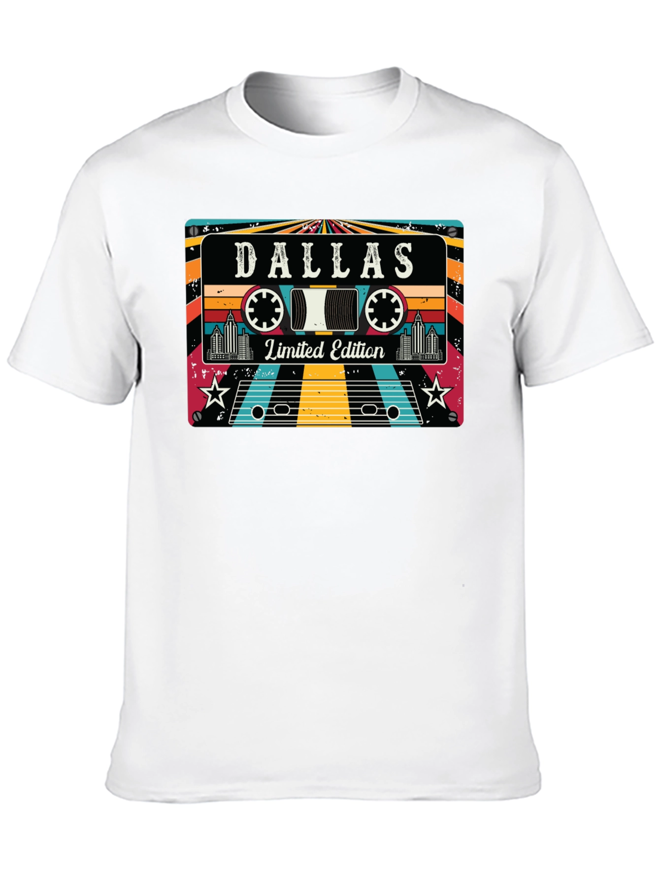 Dallas Limited Edition Retro Cassette T-Shirt