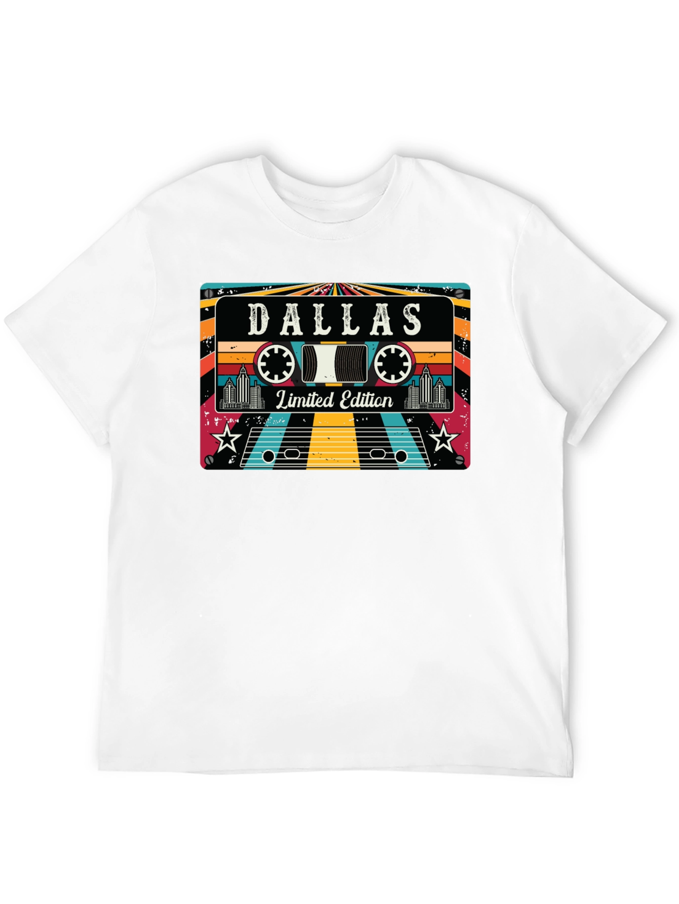 Dallas Limited Edition Retro Cassette T-Shirt