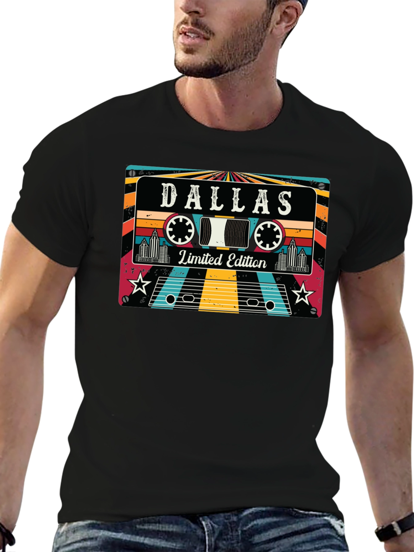 Dallas Limited Edition Retro Cassette T-Shirt