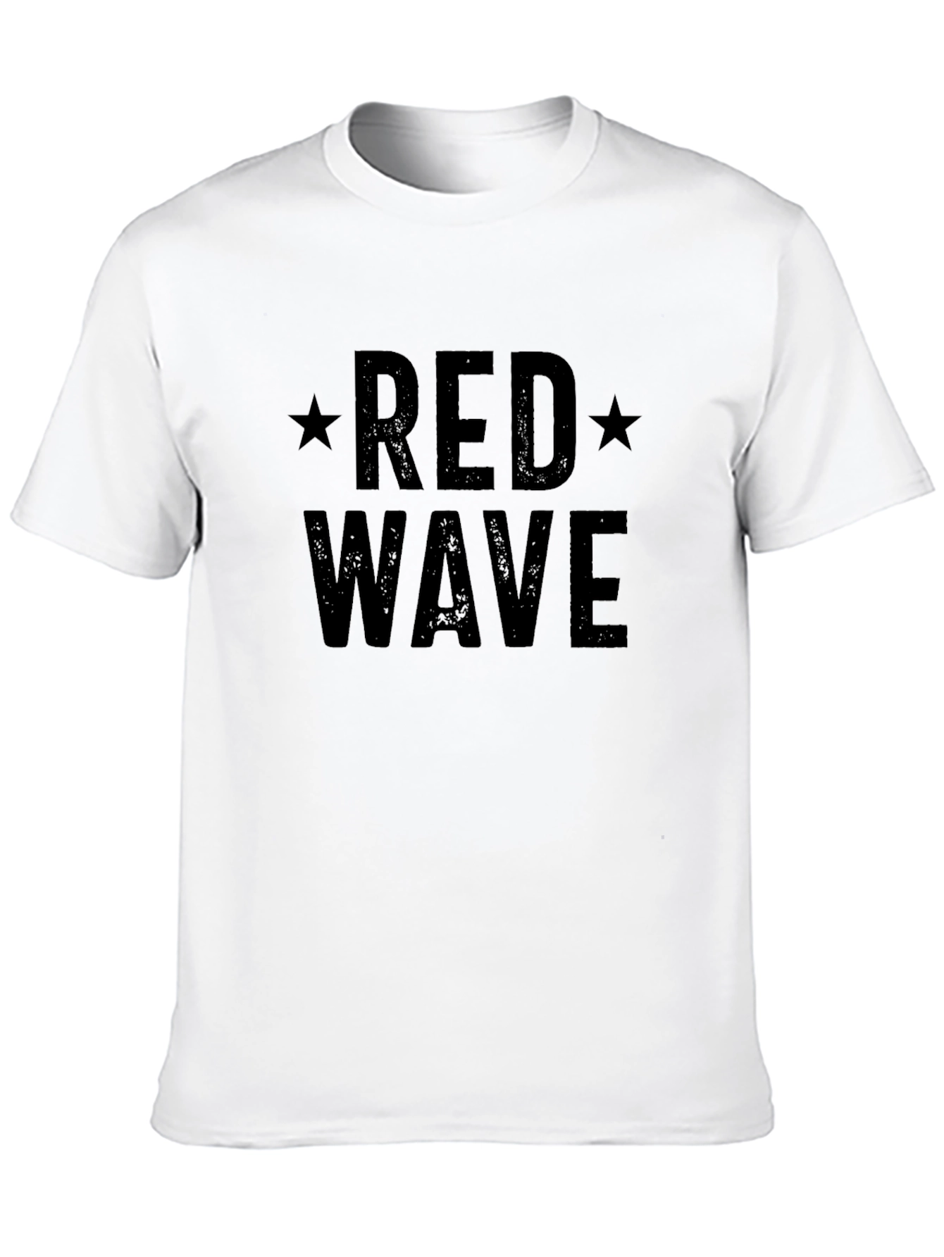 Red Wave Graphic T-Shirt