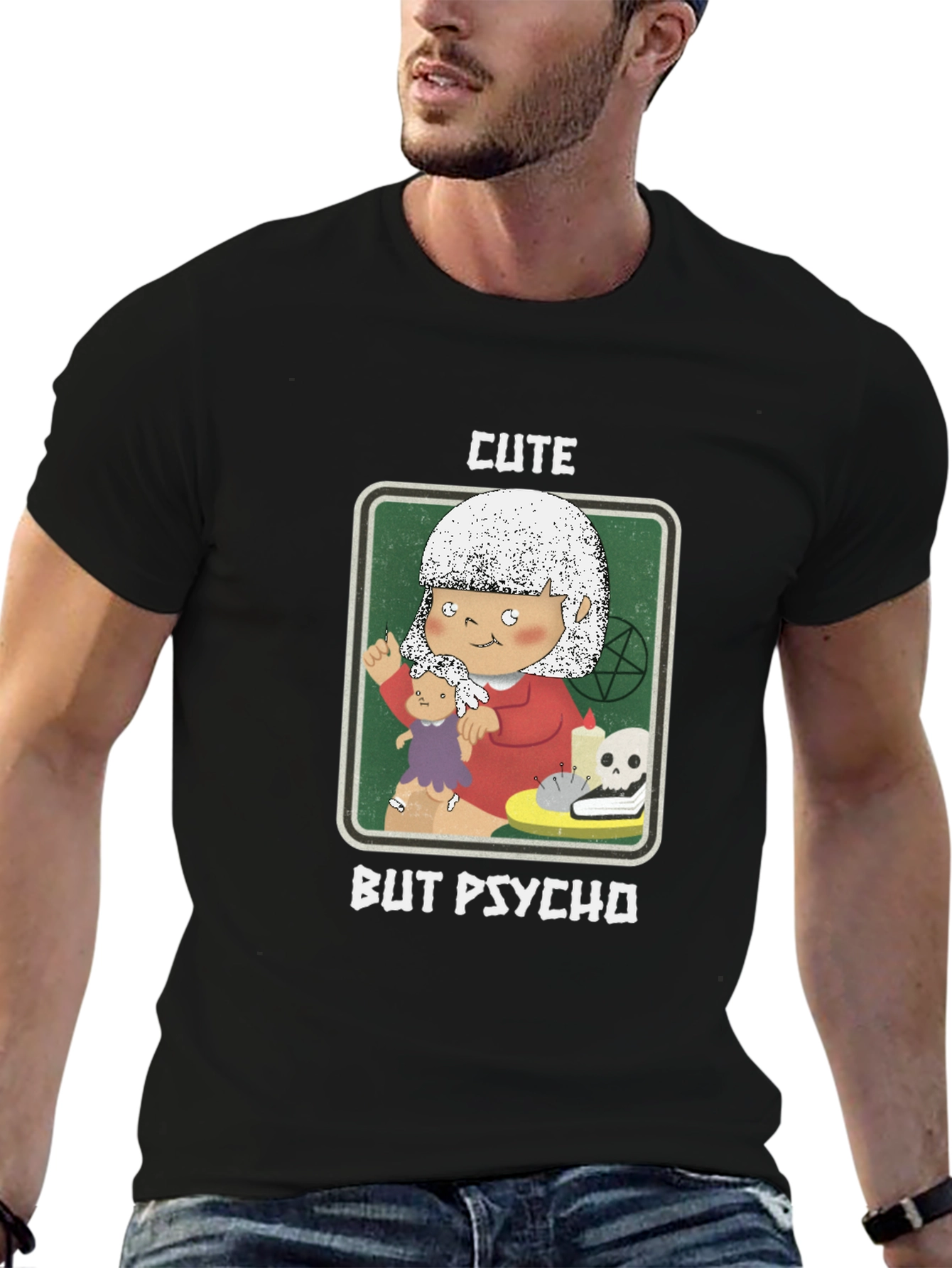 Cute But Psycho T-Shirt - Unique Graphic Tee